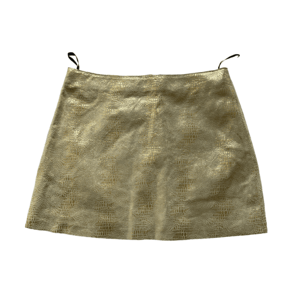 Bebe Gold Skirt Set