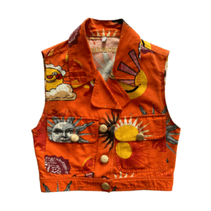 Moschino Celestial Sun Orange Vest