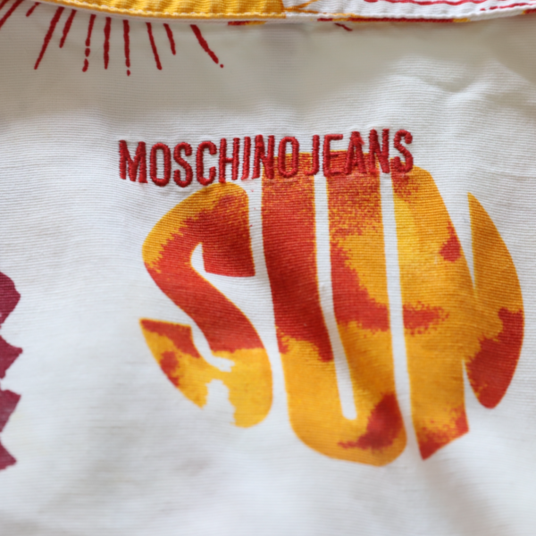 Moschino White Sun Vest Detail