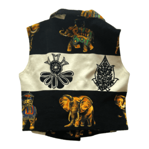 Versace Jeans Couture Velvet Elephant Vest Back