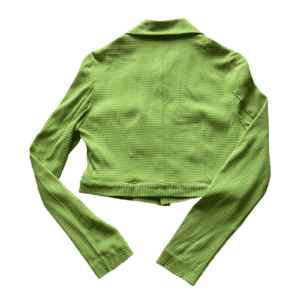 Versace Lime Green Jacket Back