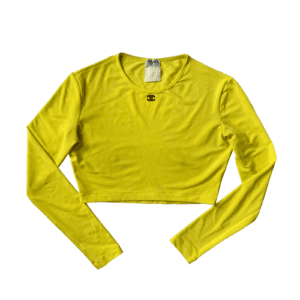 Chanel Neon Yellow Crop Top