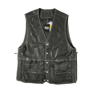 Marithe Francois Girbaud Leather Vest