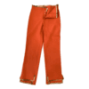 Fendi Orange Felt Set Pants