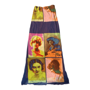 Jean Paul Gaultier Soleil Rainbow Women Skirt