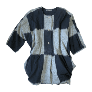 Issey Miyake Checker Set Top