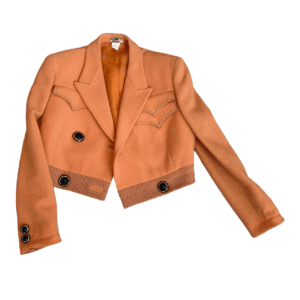 gianni versace fw1992 orange blazer set