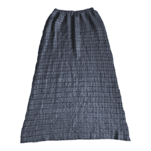 yoshiki hishinuma gray silver maxi skirt