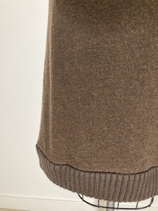 miu miu 1999 ribbed wool skirt detail