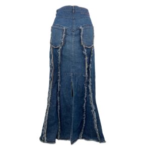 marithe francois girbaud distressed back skirt back