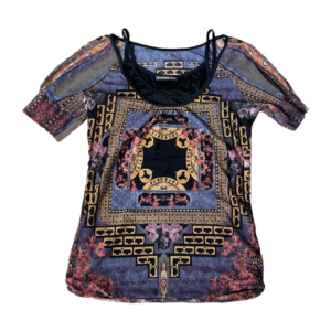 vivienne tam floral chinese motif top