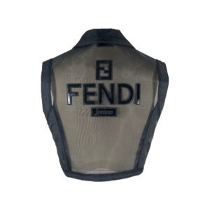fendi mesh back panel vest