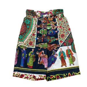 gianni versace paesi colorful shorts