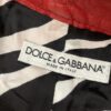 dolce gabbana red leather capris tag