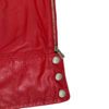 dolce gabbana red leather capris