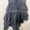 marithe françois girbaud S/S2004 denim ruffle toop back